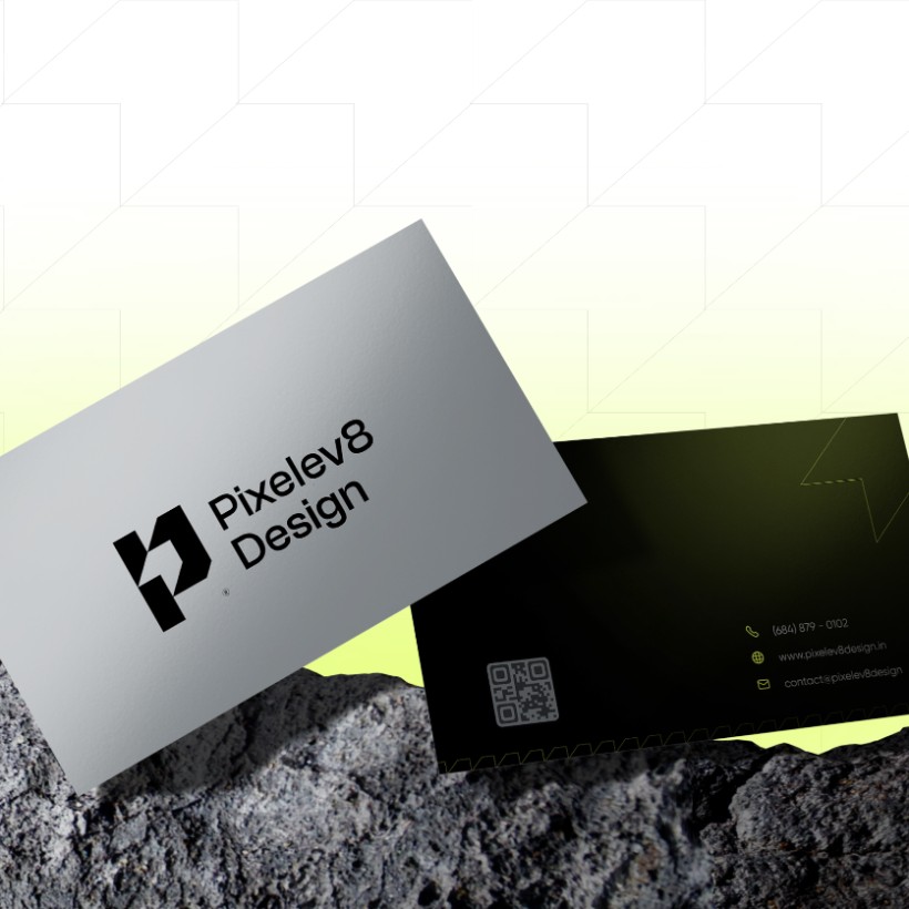Pixelev8 business cards